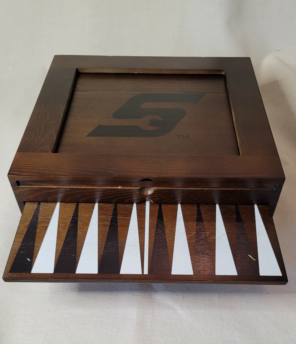 SNAP-ON Tools Brand Wood Game Box SSX21P133 Checkers Chess