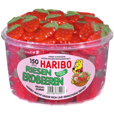 Haribo - Giant Strawberries (4001686334027)