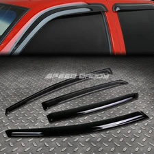 SMOKE TINT WINDOW VISOR SHADE/SUN WIND/RAIN DEFLECTOR FOR 12-16 FORD FOCUS MK3
