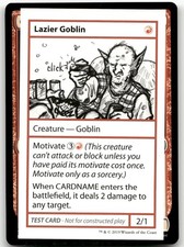 Lazier Goblin (No PW Symbol) (NM) Mystery Booster CMB1 Magic MTG