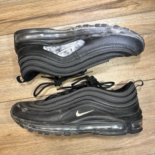 Nike Air Max 97 Black Terry Cloth Shoes Sneakers Men's Size 9.5 - Picture 6 of 8