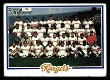 1978 Topps Texas Rangers #659 - (UNMARKED)