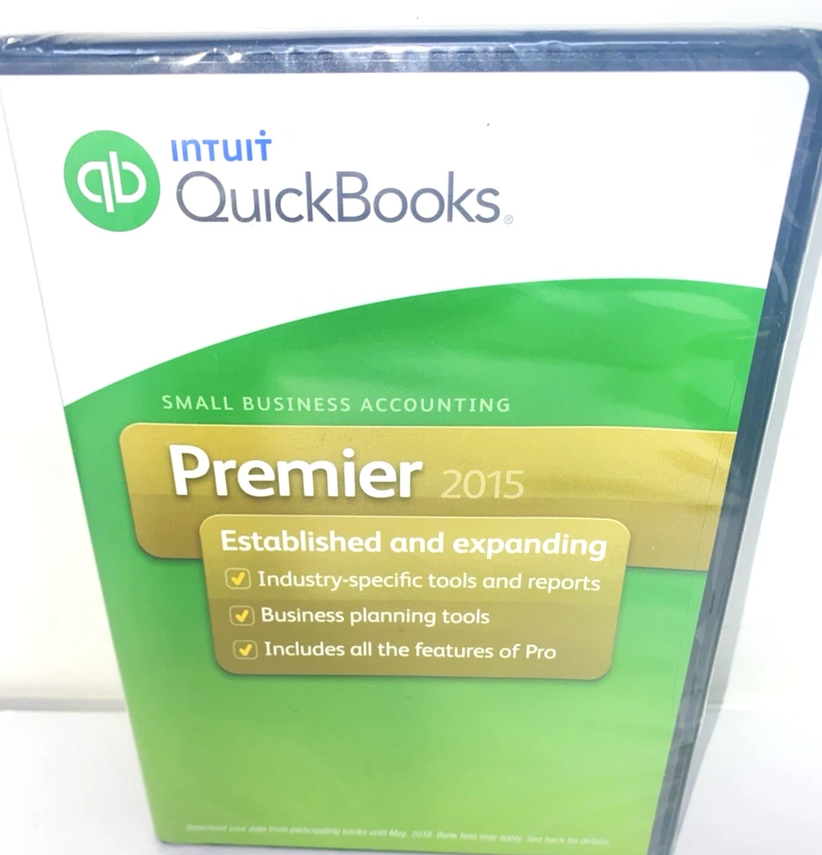 Intuit QuickBooks - Premier Desktop 2015 - Accounting Software DVD NEW SEALED! - Image 2 of 4