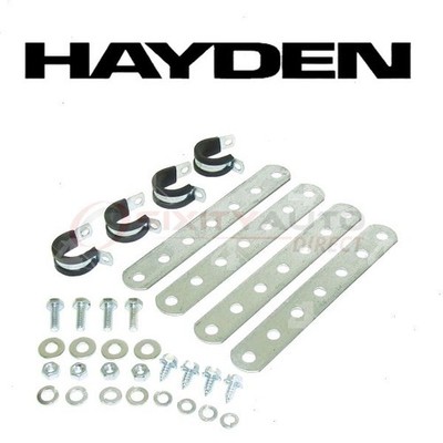 Hayden Engine Oil Cooler Mounting Kit for 1950-1952 International LM121 - bk