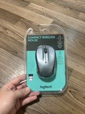 Logitech Compact Wireless Mouse Gray Bluetooth Brand New Sealed