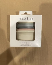 Mushie Stacking Cups Tower Nesting Stacking Toys Baby 0-3 Years NEW