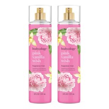 Vanilla Scent Body Mist Spray, Long-Lasting Fragrance, 8oz, 2-Pack