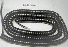 2-Pack Black 25Ft Samsung Phone Long Handset Cord DCS 12B 24B LCD Business Curly