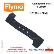 FLYMO Mighti-Mo 300Li Lawnmower Mower Metal Cutting Blade 30cm 12" FAST POST