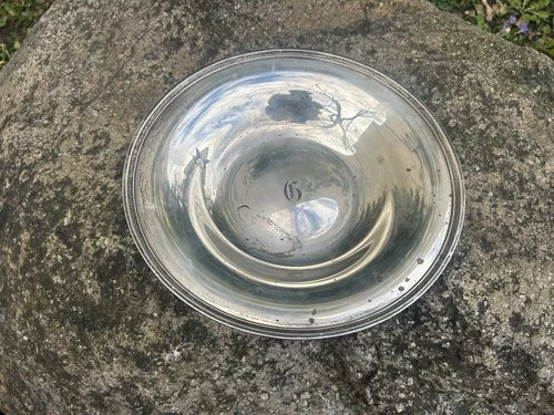 Antique 1920’s Kirk & Son Sterling Silver Platter 10 Inch Diameter 571 Grams