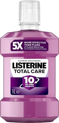 Listerine Total Care Clean Mint 1L Mouthwash Flouride For Oral Care & Bad Breath