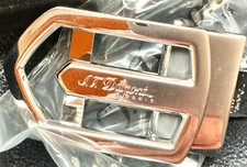 SALE! S.T. DUPONT Gürtel D-Line, 35 mm, Palladium, Ref. 9771140    EINZELSTÜCK!