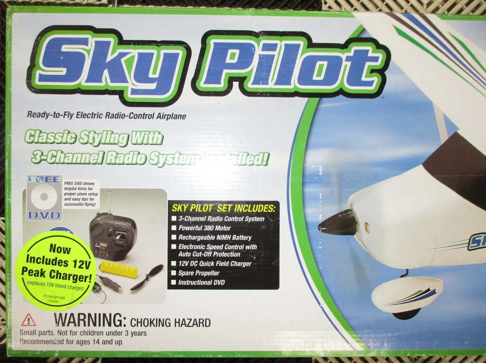 Sky Pilot RC Trainer Airplane - RTF Radio Controlled Model Airplane - Flyzone - Image 2 of 4