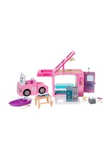 Barbie 3 In 1 Super Abenteuer Camper Mit Zubehör Pool Umbaubarem Truck Boot