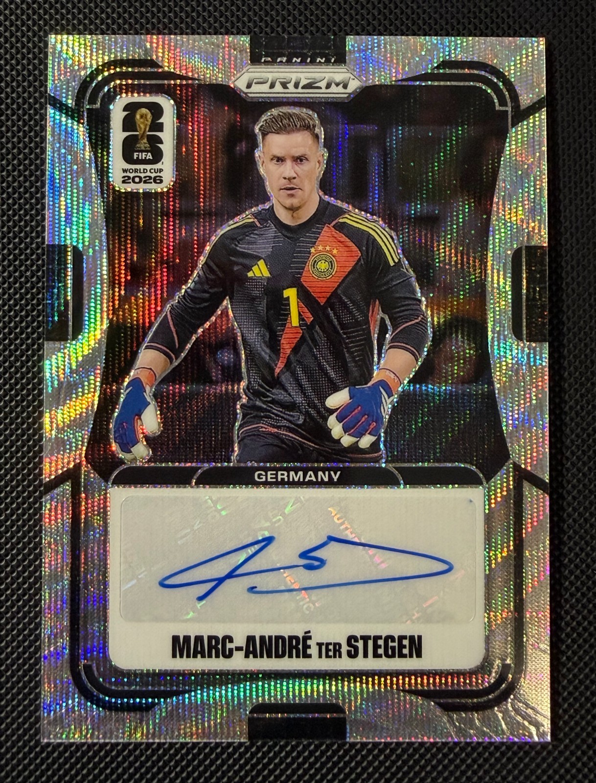 2026 Panini Prizm FIFA World Cup Marc-Andre ter Stegen Rainbow Prizm Auto German