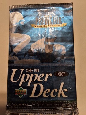 1995 UPPER DECK BASEBALL SERIES 2 Factory Sealed Wax Foil Pack HOBBY NOS