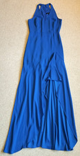 Womens Dress-BCBGMAXAZRIA-'True Blue' asymmetric 'Hi Lo Gown' Formal Elegant-6