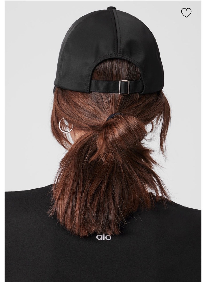 ALO Yoga Satin Off Duty Hat in Black. | eBay