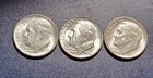 Choice BU 1946-P ,1947-D, 1948-D Roosevelt Dimes