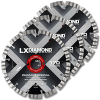 Lxdiamond 3X Diamant-Trennscheibe 170Mm Beton Passend FüR Bepo Ffs 171 Se Profi
