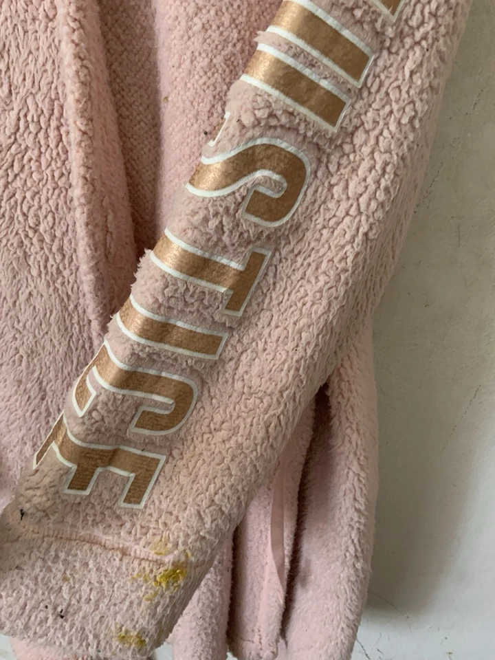 Albornoz con capucha de reno rosa Justice Girls talla 14 Foto 2 de 4