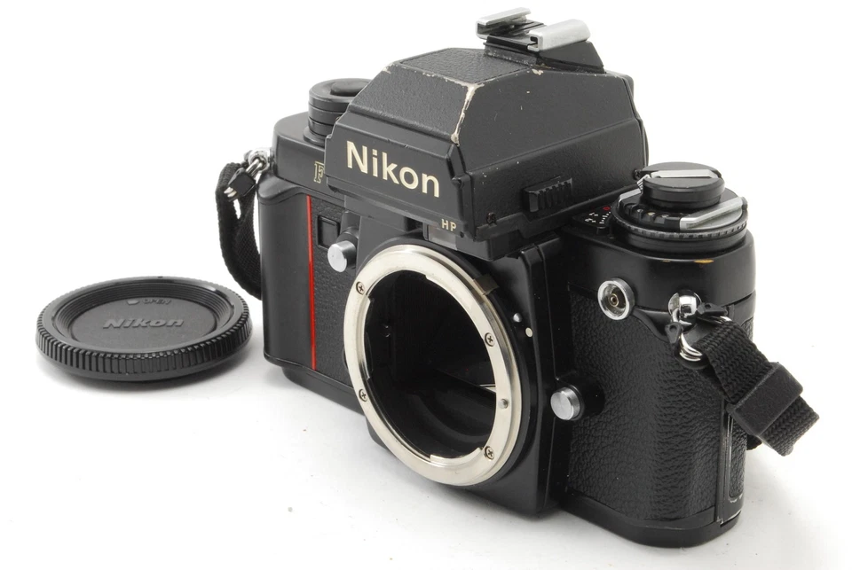  Meter OK!! [N MINT] Nikon F3 P F3P HP Press 35mm SLR Black From JAPAN - Image 2 of 4