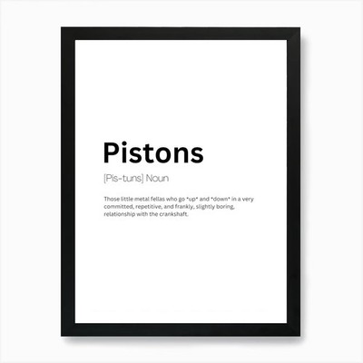 Kolben Definition Bedeutung Kunstdruck gerahmtes Wandbild Poster Leinwanddruck Bild