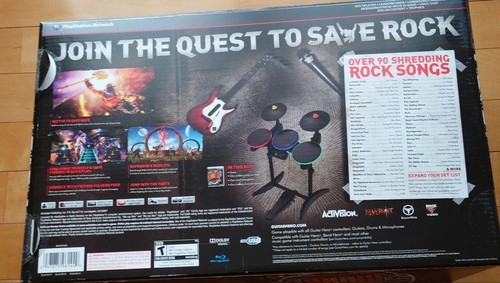 Sony PlayStation 3 Guitar Hero Warriors of Rock Bandle Set unbenutzt - Bild 2 von 6