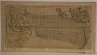 PACIFIC OCEAN TRADE WINDS FLOW 1749 BELLIN UNUSUAL ANTIQUE COPPER ENGRAVED MAP