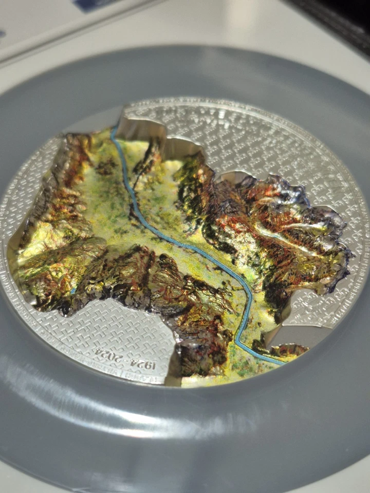 NGC MS70 2024 5oz Rhine Valley Silver Coin. 1 OF 500 COINS IN THE WORLD!!RARE!! - Image 3 of 4