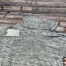 Athleta Gray Cowl Neck Pullover Sweater with Thumbholes Womens Size M