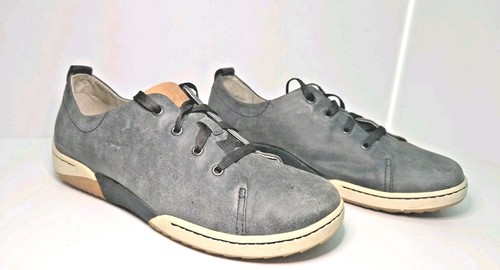 Dansko Gray Blue Leather sneakers, Lace Up, Comfortable EU 41 US 10.5 Cute Cozy