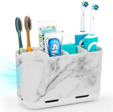 Toothbrush Holders for Bathrooms Organizers and Storage, Large Tooth Brush Holde