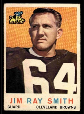 1959 Topps Jim Ray Smith #101 - Cleveland Browns
