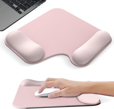Ergonomic Mouse Pad with Gel Wrist Rest 1"  1.2" Dual Height - Cute Mouse