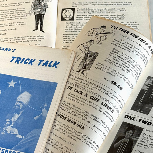 Ireland Trick Talk Magic & Chicago Magic Inc. Promos with Nielsen, Duval 1961-64