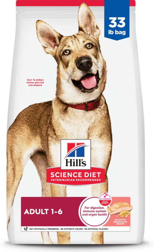 Hill's Science Diet Adult Salmon & Brown Rice Recipe Dry Dog Food, 33-lb bag