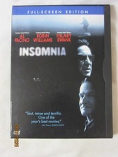 Insomnia (DVD & Case 2002, Full Frame) Pacino VG