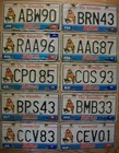 Lot of 10 YUKON TERRITORY, CANADA LICENSE PLATES - THE KLONDIKE