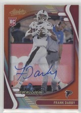 2021 Absolute Rookies Spectrum Orange Signatures 64/75 Frank Darby Auto 0g27