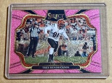 Trey Hendrickson 2025 Panini Select PINK GLITTER PRIZM /15 Field Level #459
