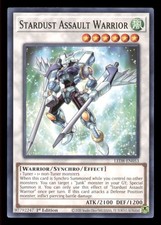 Yugioh Stardust Assault Warrior #LED8-EN053 Legendary Duelists: Synchro Storm LP