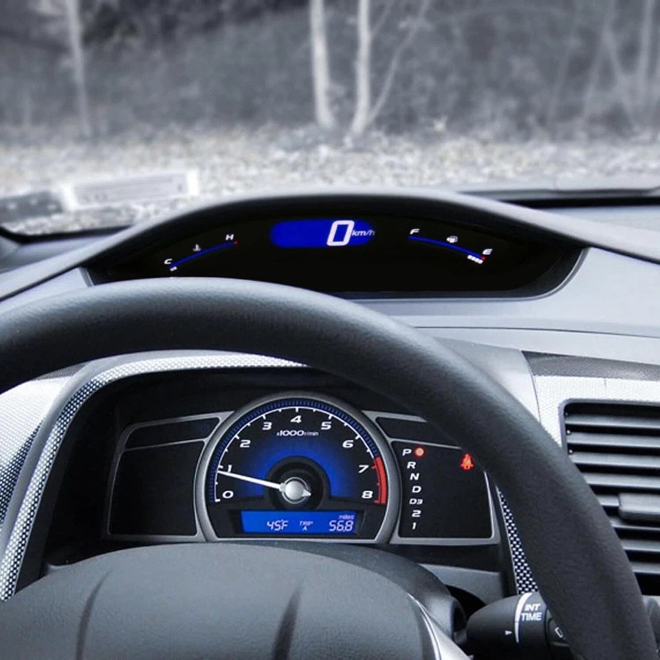 Speedometer Dash Display Gauge Instrument Cluster For Honda Civic Sedan 06-11 US