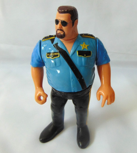 Hasbro WWF WWE Big Boss Man Wrestling Action Figur...