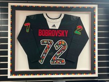 Sergei Bobrovsky Florida Panthers Black History Month Framed Signed Jersey