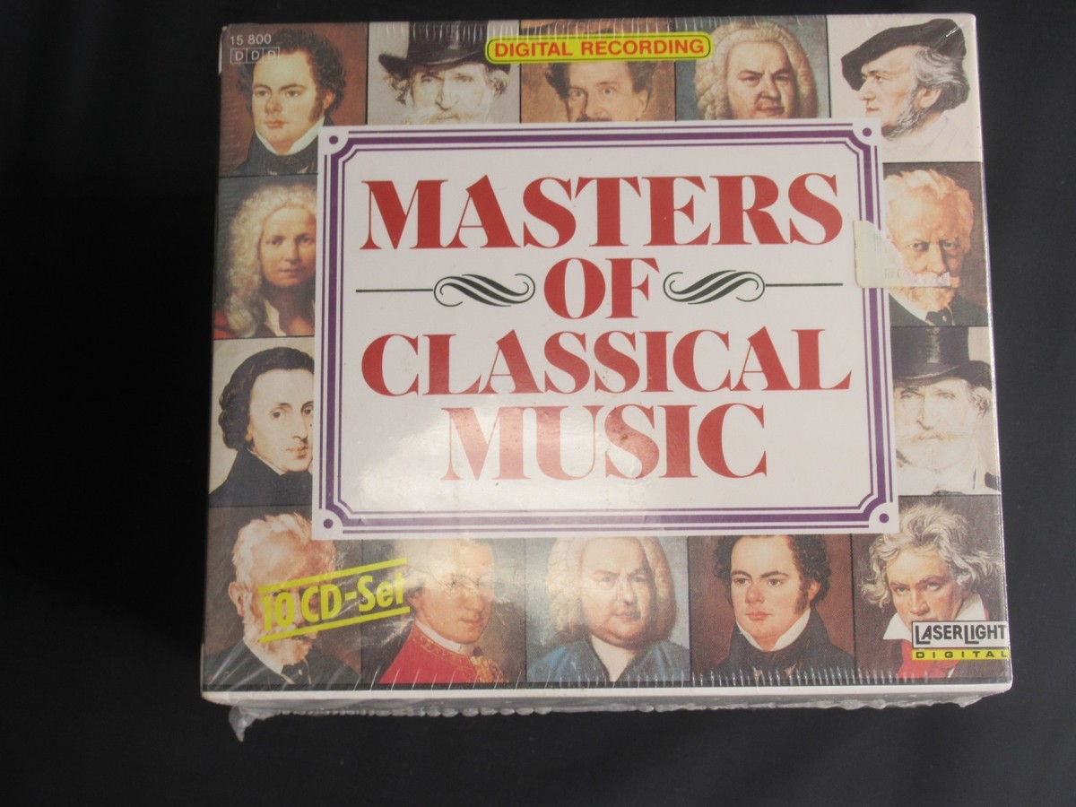 Masters of Classical Music (CD, Oct-1990, 10 Discs