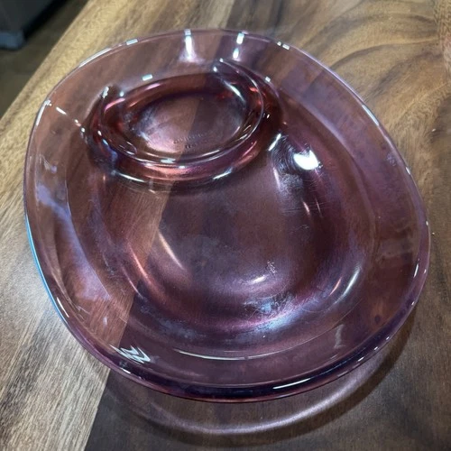 Vintage CorningWare Biomorphic Glass Sandwich Plate