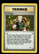 Pokemon Lt. Surge Unlimited Holofoil 17 Gym Heroes Rare Holo on eBay