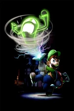 Luigi's Mansion Dark Moon Game Console GLOSSY Poster print 16"x24" HOME DECOR
