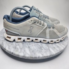 On Cloud Cloud 5 Surf Cobble White Running Shoes Women's Size 10 59.98895